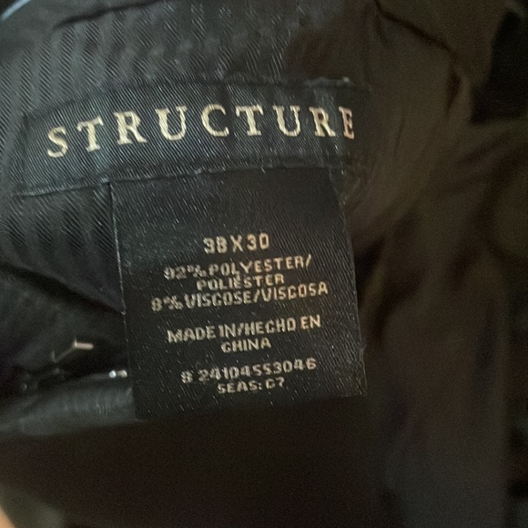 Men’s Structure dress pants size 38 x 30 - Picture 3 of 5